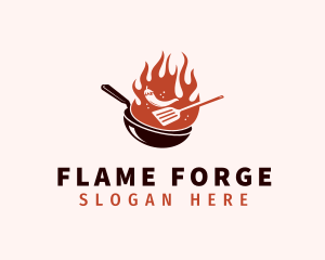 Fire Chili Restaurant logo design