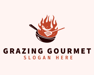 Fire Chili Restaurant logo design