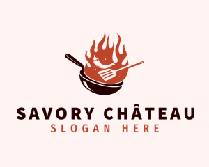 Fire Chili Restaurant logo design