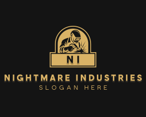 Industrial Welder Metalworks logo design