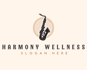 Saxophone Musical Instrument logo