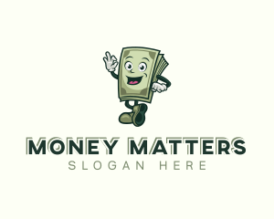 Money Currency Bills Rebate logo design