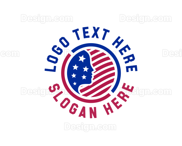 American Flag Government Logo