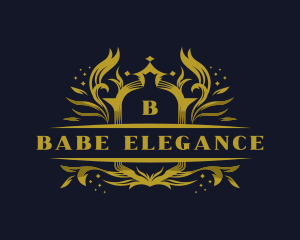 Luxury Royalty Ornament logo design