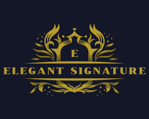 Luxury Royalty Ornament logo design