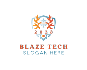 Fire Ice Cooling Blaze logo