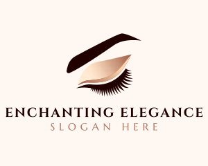 Elegant Beauty Eyelashes logo design