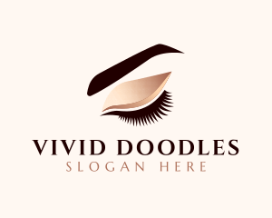 Elegant Beauty Eyelashes logo design