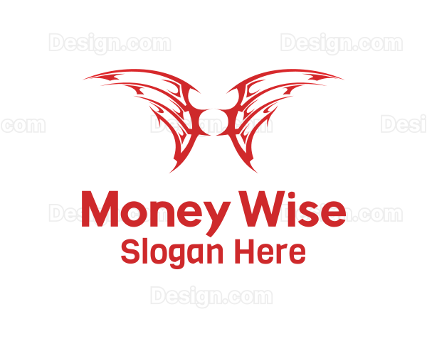 Red Demon Wings Logo