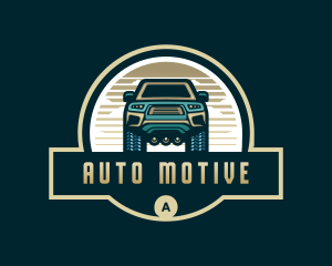 SUV Vehicle Garage logo design