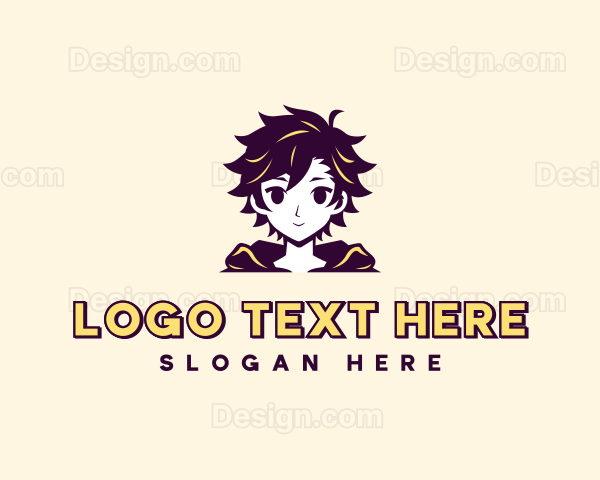 Manga Comics Character Logo