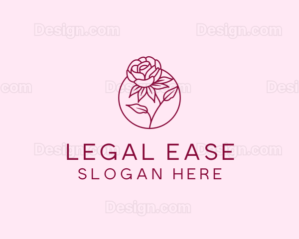 Rose Flower Bloom Logo