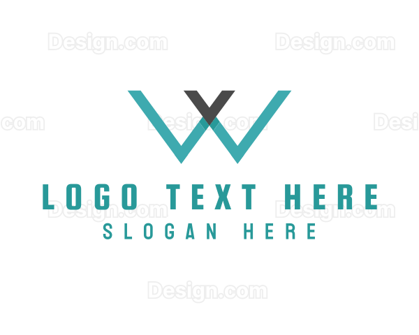 Modern Generic Business Letter W Logo