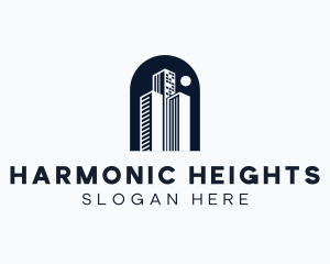 High Tower Building logo design