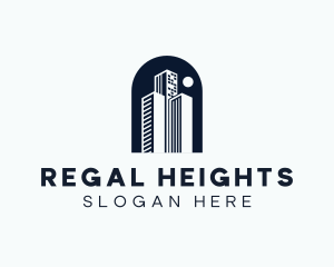 High Tower Building logo design