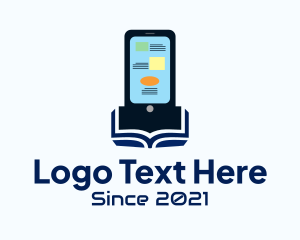 Form - Mobile Phone Ebook logo design