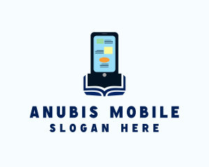 Mobile Phone Ebook logo design