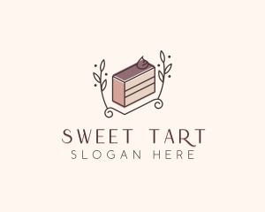 Dessert Cake Slice logo design