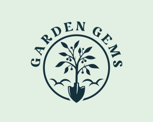 Plant Shovel Gardener logo