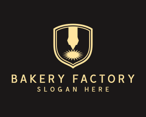 Factory Laser Cutter logo design