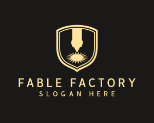 Factory Laser Cutter logo design