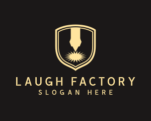 Factory Laser Cutter logo design