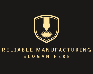 Factory Laser Cutter logo design