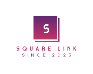 Business Square Lettermark logo design