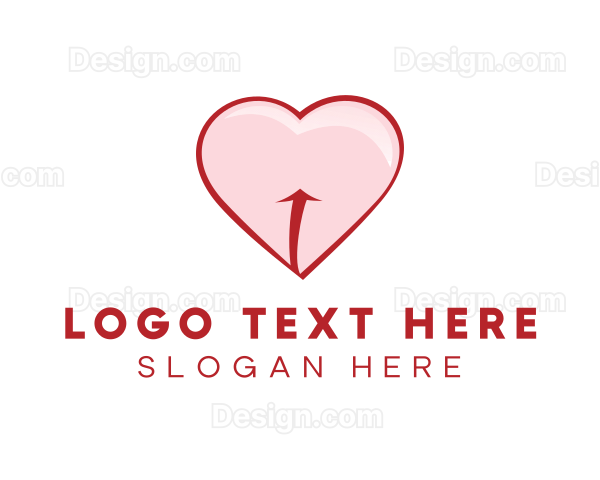 Red Pink Heart Logo