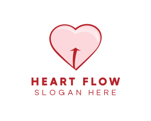 Red Pink Heart logo