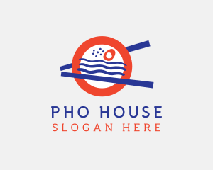 Pho Noodle Restaurant logo design