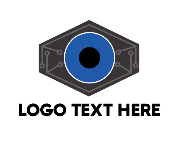 Blue Eye logo example 3