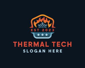 Fire Ice Thermal logo design