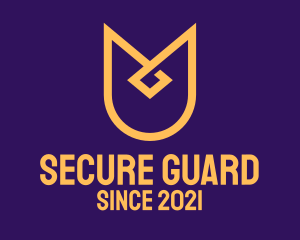 Golden Shield Badge logo