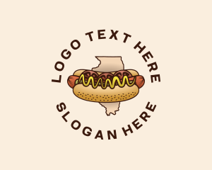 Illinois Hotdog Sandwich logo