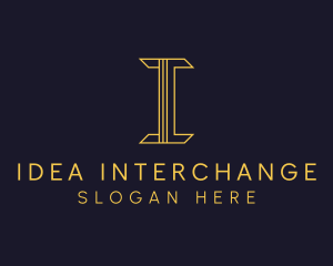 Gold Paralegal Firm logo design