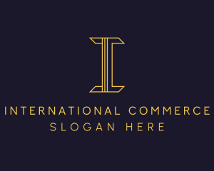 Gold Paralegal Firm logo design