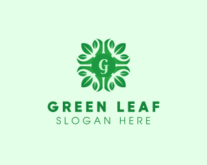 Leaf Plant Floral  logo design