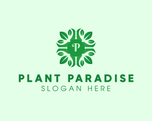 Leaf Plant Floral  logo design