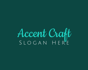 Modern Handwritten Craft logo design