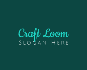 Modern Handwritten Craft logo design