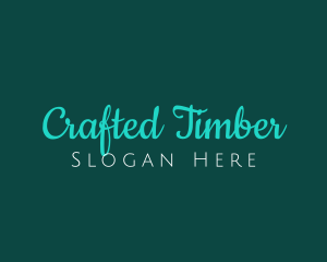 Modern Handwritten Craft logo design