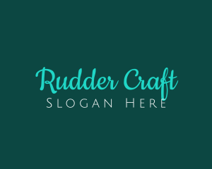 Modern Handwritten Craft logo design