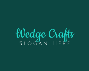 Modern Handwritten Craft logo design