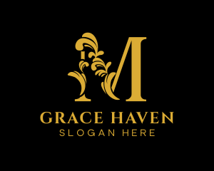Golden Elegant Classy Logo