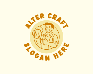 Beer Pub Brewery logo design