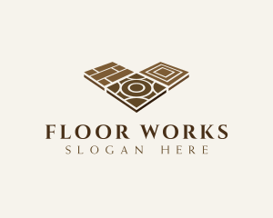 Tile Flooring Pavement logo