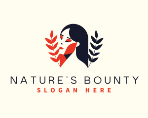 Woman Beauty Nature logo design