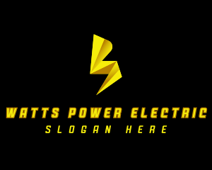 Lightning  Voltage Electricity logo