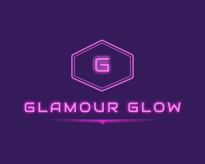 Neon Club Party logo design